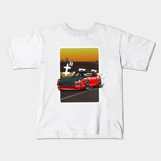 Datsun Z in Sunset Kids T-Shirt